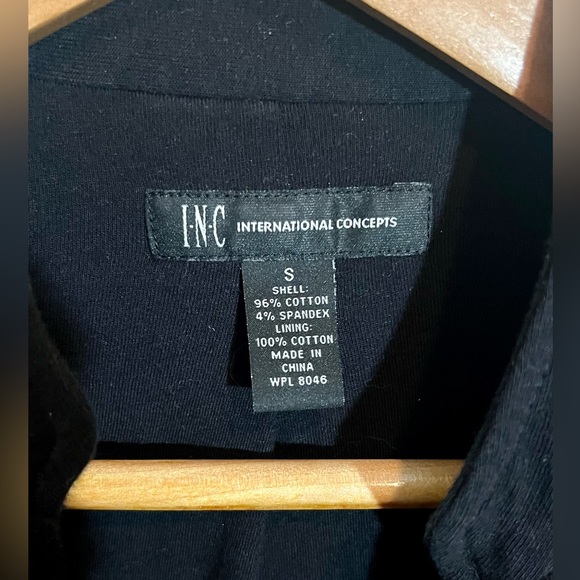 90's Retro Vintage Black Jacket with Gold Buttons - Picture 8 of 9